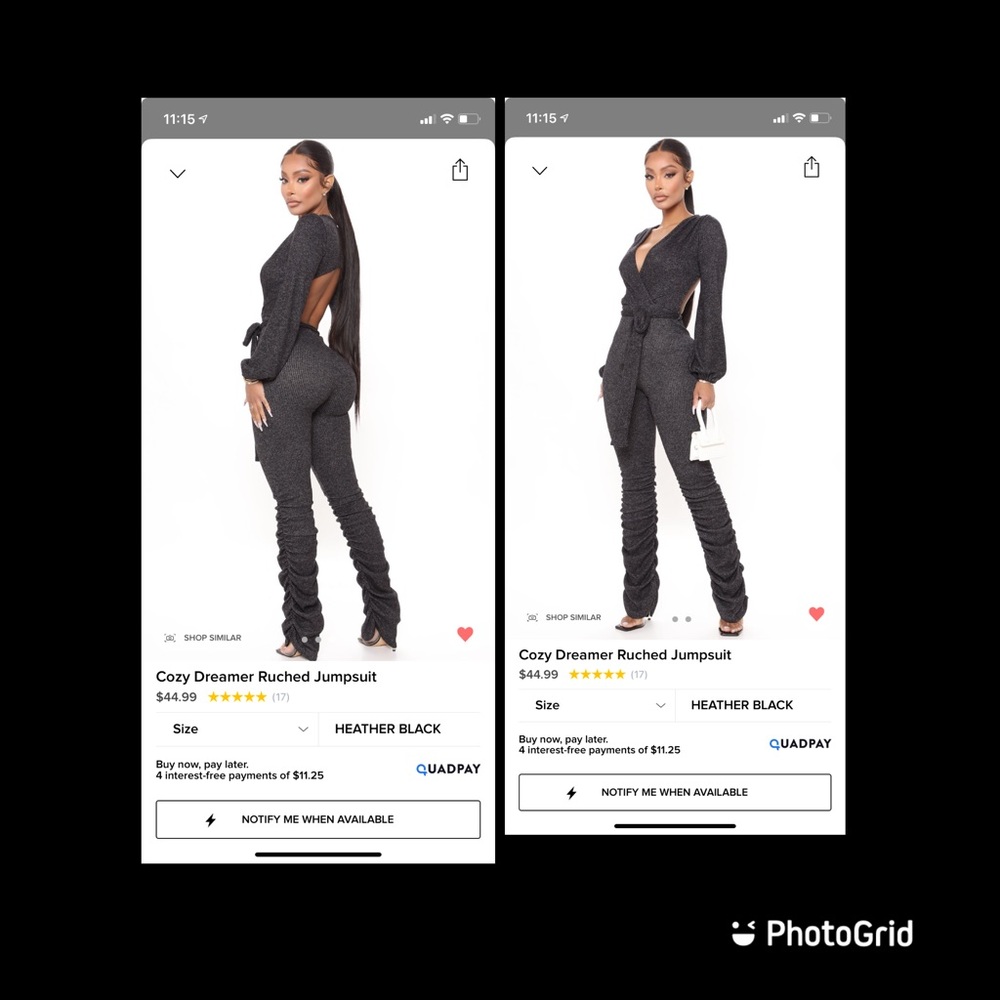 Fashion nova jumpsuit